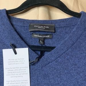 Mantovani Studio’s 100% Italian Cashmere Sweater - Size Large